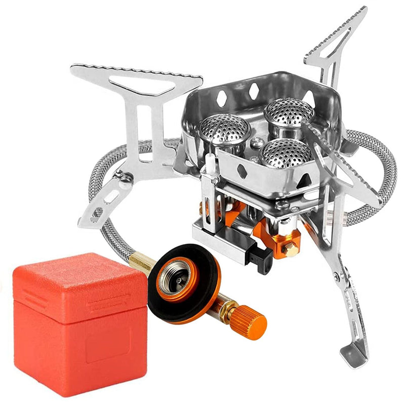 Load image into Gallery viewer, Portable 4000W Foldable Camping Stove with Ignition & Carry Case