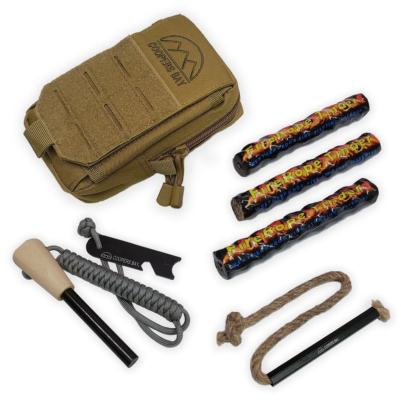 Load image into Gallery viewer, FireStorm™-Plus Complete Ferro Rod Fire Starter Kit (SRO Store Stock)