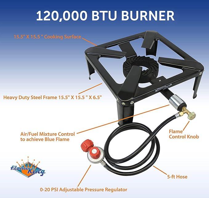 Load image into Gallery viewer, Flame King 120K BTU Eco Cooker Single Burner Stove