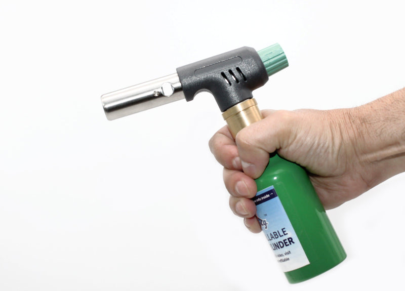 Load image into Gallery viewer, Flame King Mini Propane Blow Torch Head 10,000 BTU for Kitchen and Soldering