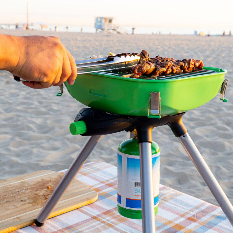 Load image into Gallery viewer, Flame King Multi-Function Portable BBQ Grill Camp Stove Camping