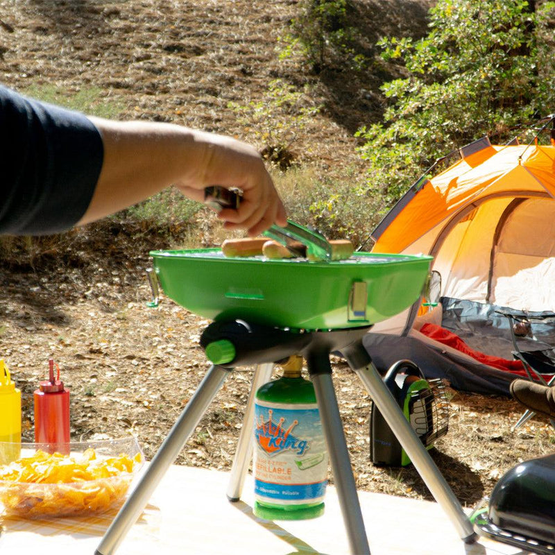 Load image into Gallery viewer, Flame King Multi-Function Portable BBQ Grill Camp Stove Camping