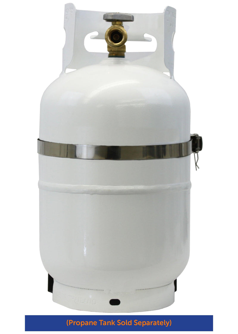 Load image into Gallery viewer, Flame King T-Racks 10lb Propane Tank Mounting Brackets Strap Campervan Overland Vehicles