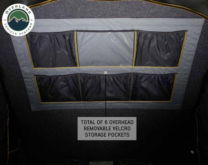 Load image into Gallery viewer, HD Mamba Clam Shell Aluminum Hard Shell Roof Top Tent, Grey Body & Green Trim