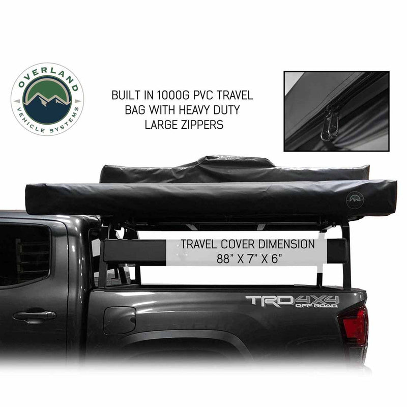 Load image into Gallery viewer, HD Nomadic 270 Degree Awning - Passenger Side - Dark Gray Awning With Black Cover