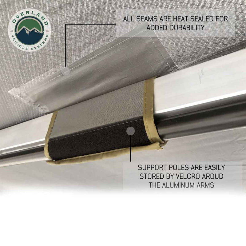Load image into Gallery viewer, HD Nomadic 270 Degree Awning - Passenger Side - Dark Gray Awning With Black Cover