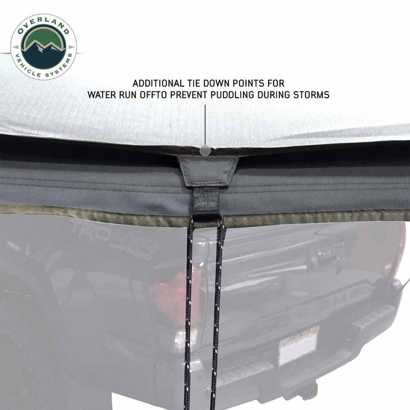 Load image into Gallery viewer, HD Nomadic 270 LTE Awning - Driver Side - Dark Gray with Black Travel Cover Universal