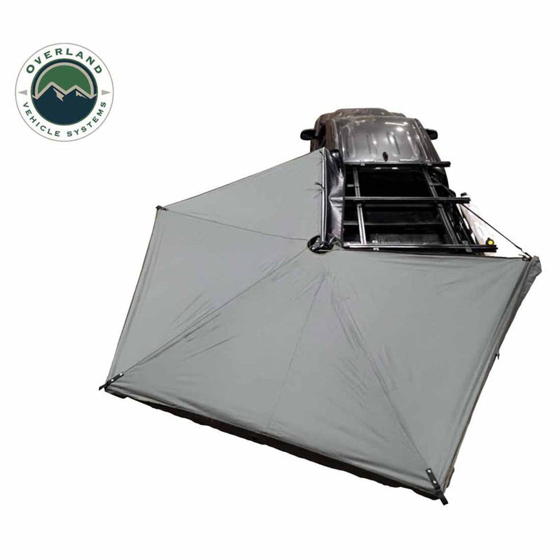 Load image into Gallery viewer, HD Nomadic 270 LTE Awning - Driver Side - Dark Gray with Black Travel Cover Universal
