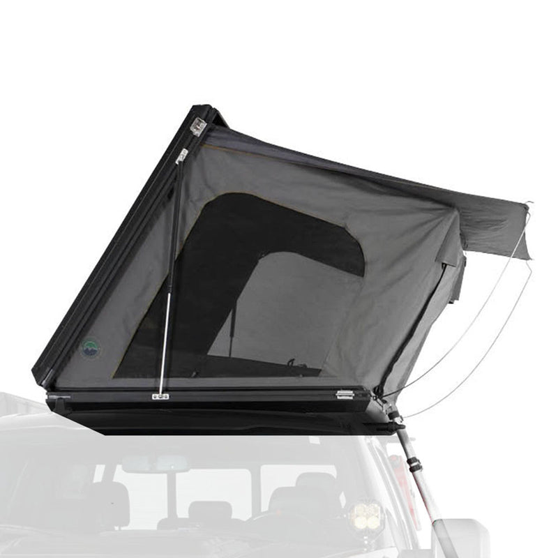 Load image into Gallery viewer, HD Sidewinder Side Load Aluminum Hard Shell Roof Top Tent, Grey Body & Green Trim