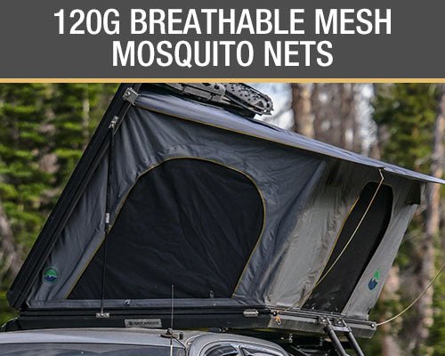 Load image into Gallery viewer, HD Sidewinder Side Load Aluminum Hard Shell Roof Top Tent, Grey Body & Green Trim