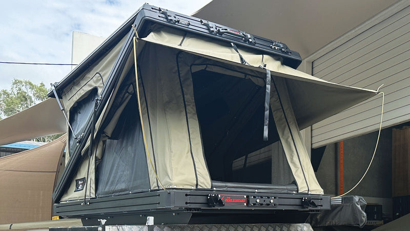Load image into Gallery viewer, The Bush Company TX27 MAX Hardshell Rooftop Tent
