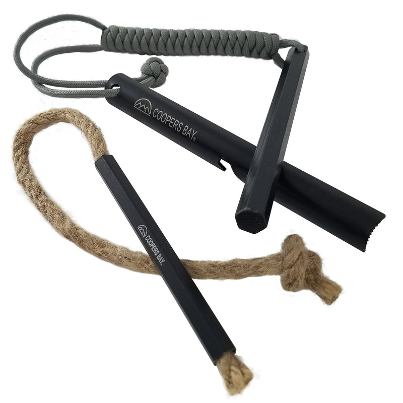 Load image into Gallery viewer, HexaLite™ Ferro Rod & Tinder FireWick Torch Combo Pack