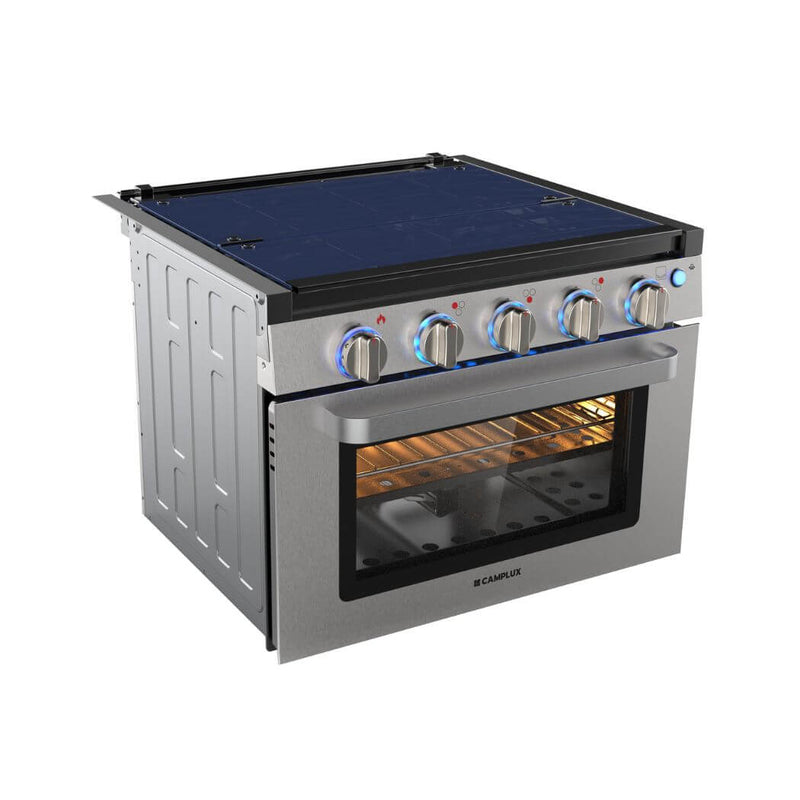 Load image into Gallery viewer, Camplux 17" RV Oven W/3 Burners Cooktop