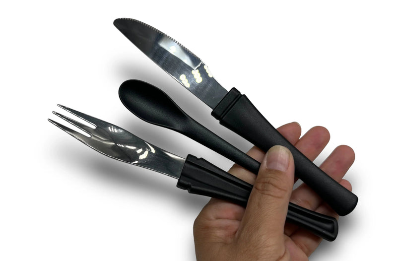 Load image into Gallery viewer, SnacPac Utensils Kit ( Fork, Spoon, Knife, Salt & Pepper Shaker )