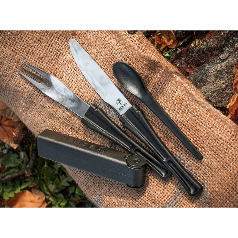 Load image into Gallery viewer, SnacPac Utensils Kit ( Fork, Spoon, Knife, Salt & Pepper Shaker )