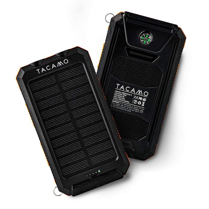 Load image into Gallery viewer, Solar Power Bank, USB Rechargeable