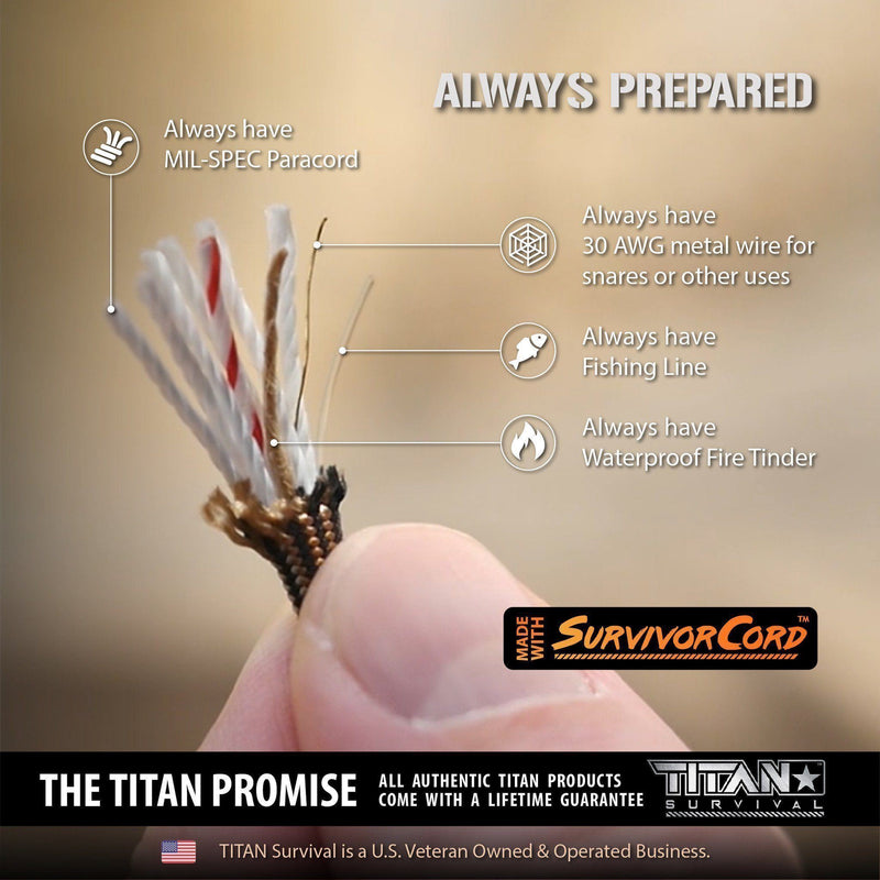 Load image into Gallery viewer, SurvivorCord Paracord Survival Bracelets