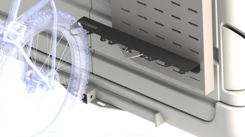 Load image into Gallery viewer, Bike Rack Kit for Van Cargo Molle Panel Lolo Racks Rad Lad