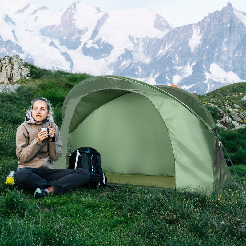 Load image into Gallery viewer, Cot Elevated Compact Tent Set with External Cover-Green
