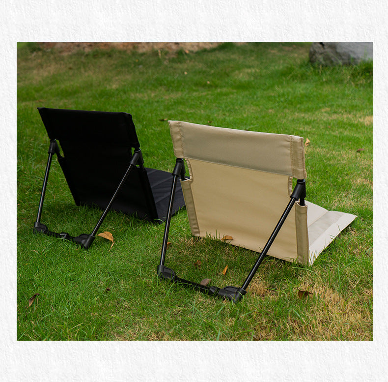Load image into Gallery viewer, Outdoor camping backrest cushion chair portable folding chair tent leisure chair balcony park lawn picnic chair
