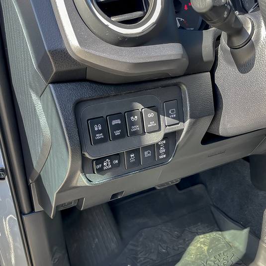 Base Switch Panel for 4 Short Switches (Tacoma Double Cab)