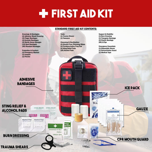 1 Person 72 Hour Survival Bags with Survival Backpack
