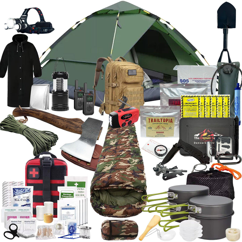 Load image into Gallery viewer, 1 Person 72 Hour Survival Bags with Survival Backpack
