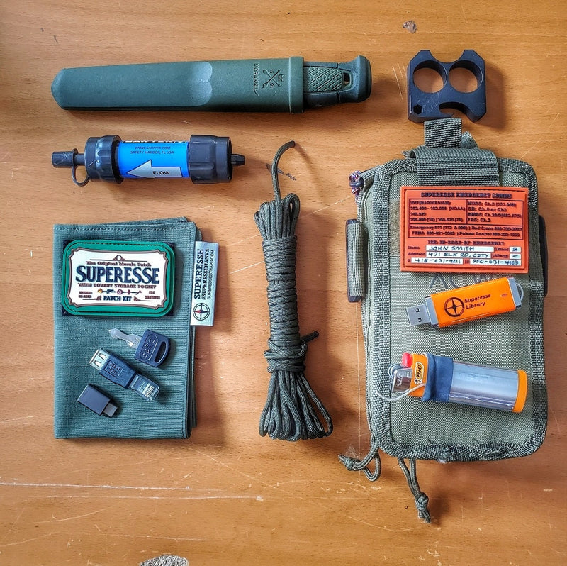 Load image into Gallery viewer, Storage Pocket Patch:  "Altoids" The Original Morale Patch by Superesse with Covert Storage Pocket
