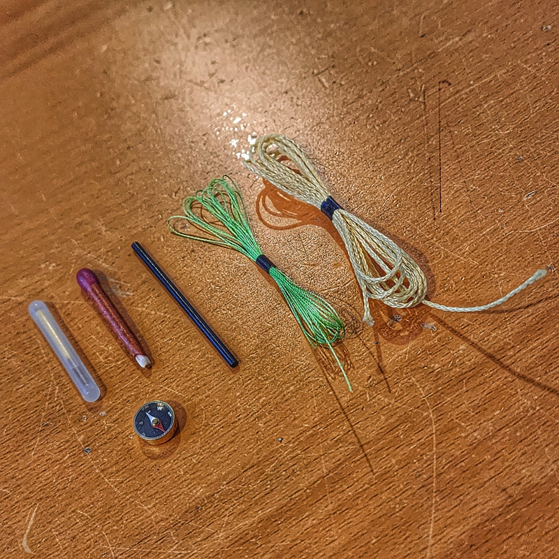 Load image into Gallery viewer, Superesse Survival Patch: Compartmentalized Micro EDC and Survival Kit
