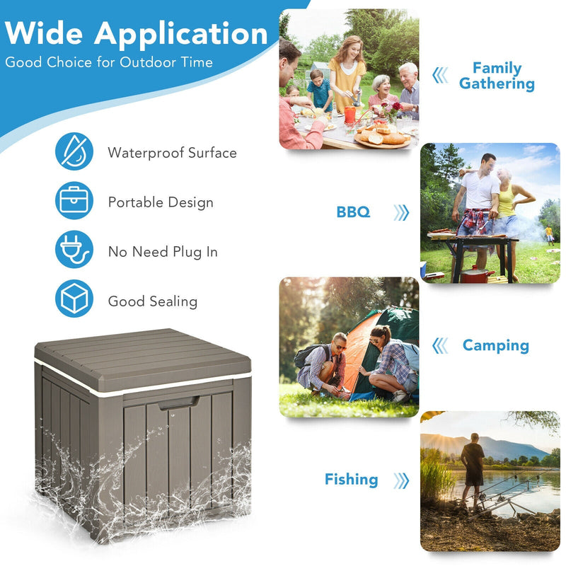 Load image into Gallery viewer, 10 4-in-1 Gallon Storage Cooler for Picnic and Outdoor Activities
