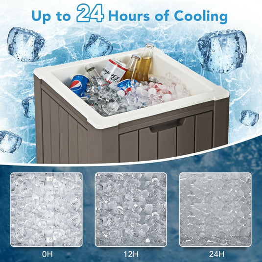 10 4-in-1 Gallon Storage Cooler for Picnic and Outdoor Activities