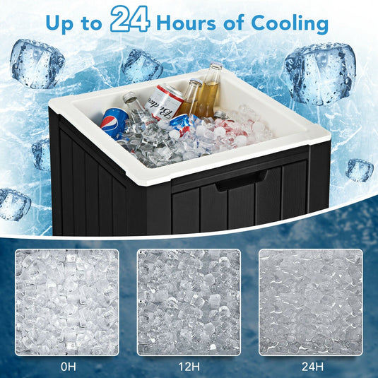10 4-in-1 Gallon Storage Cooler for Picnic and Outdoor Activities