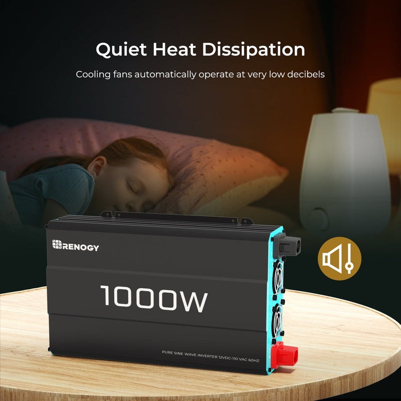 Load image into Gallery viewer, 1000W 12V Pure Sine Wave Inverter
