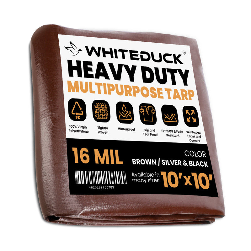 Load image into Gallery viewer, Super Heavy Duty Poly Tarp Cover Thick 16 Mil, 8 oz
