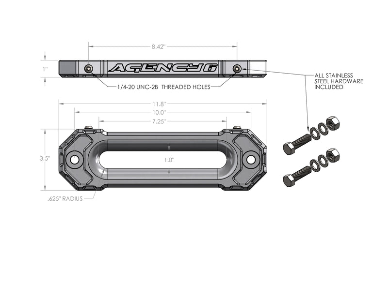 Load image into Gallery viewer, Fairlead (1.0" Thick) - Red
