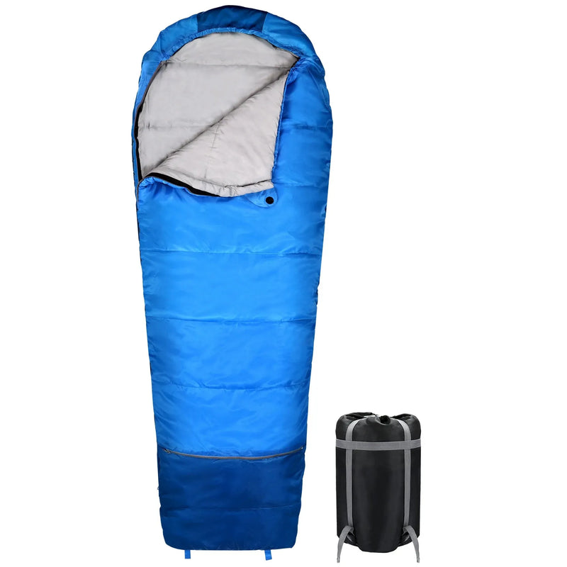Load image into Gallery viewer, Mummy Kids Sleeping Bag for Camping,Blue Rose
