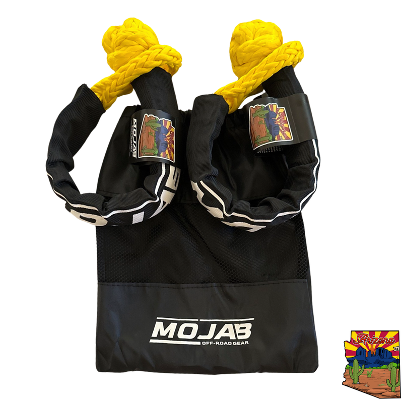 Load image into Gallery viewer, Soft Shackle 1/2'' x 22'' with sleeve and bag (Set of 2 Shackles) (Lifetime Warranty)
