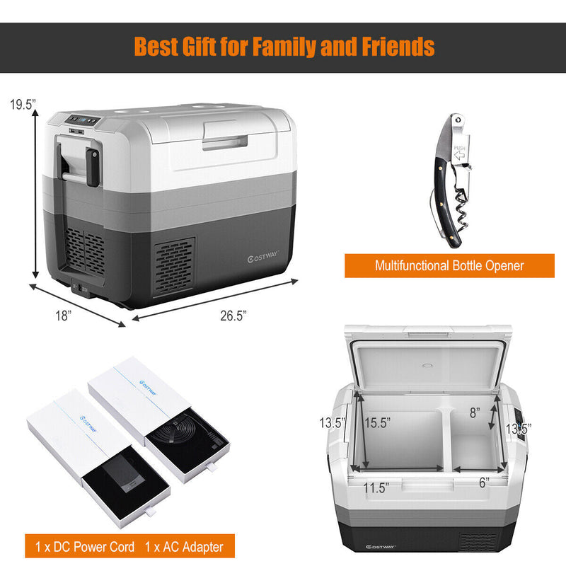 Load image into Gallery viewer, 58 Quart Portable Electric Camping Car Cooler
