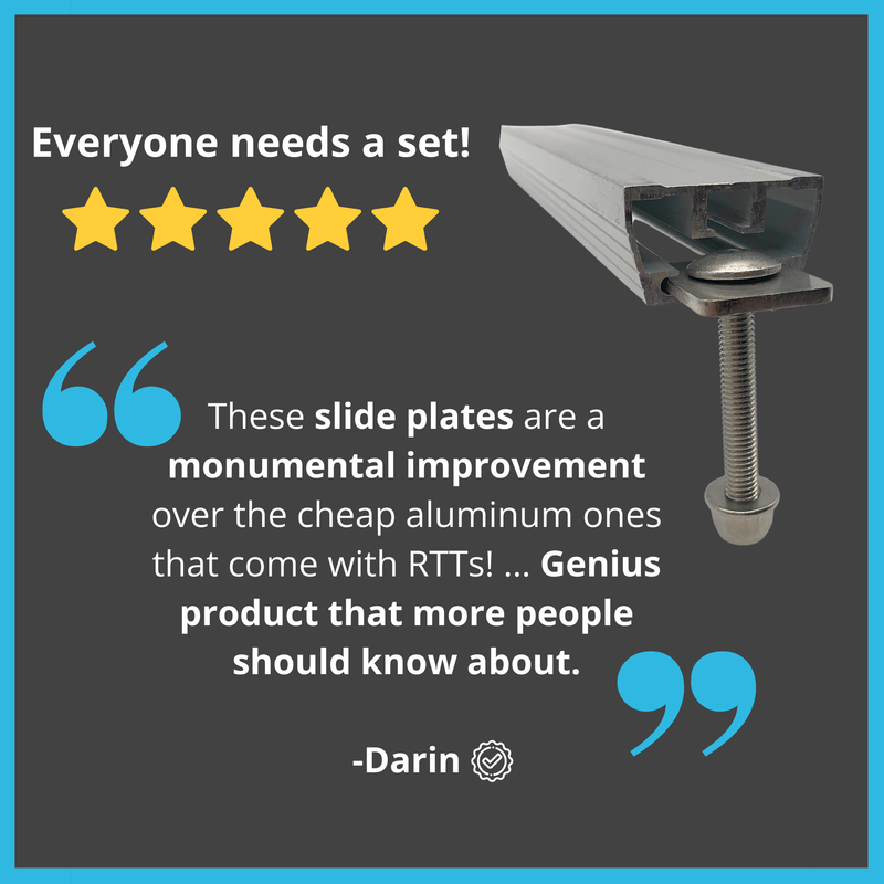 Load image into Gallery viewer, Replacement Roof Top Tent Slider Plates
