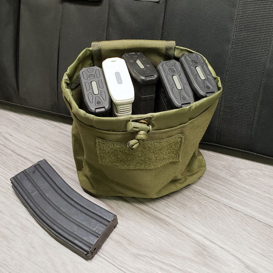 Foraging Bag / Mag Dump Bag - Compact Folding Design - Heavy Duty Nylon