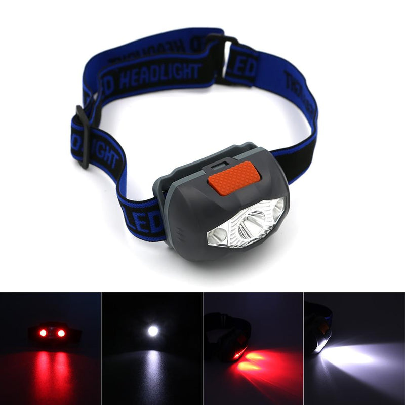 Load image into Gallery viewer, 3 LED 800 Lumens 4 Modes Mini Headlamp Outdoor  Waterproof Flash Torch Lantern For Hunting,Use AAA Battery
