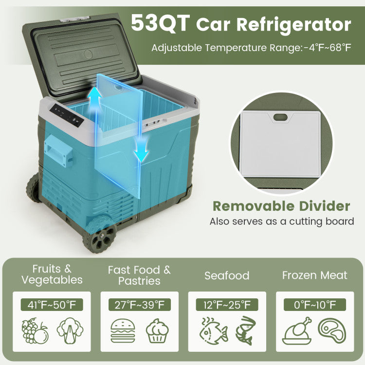 Load image into Gallery viewer, 12 Volt Car Refrigerator Portable Car Fridge with Adjustable Range
