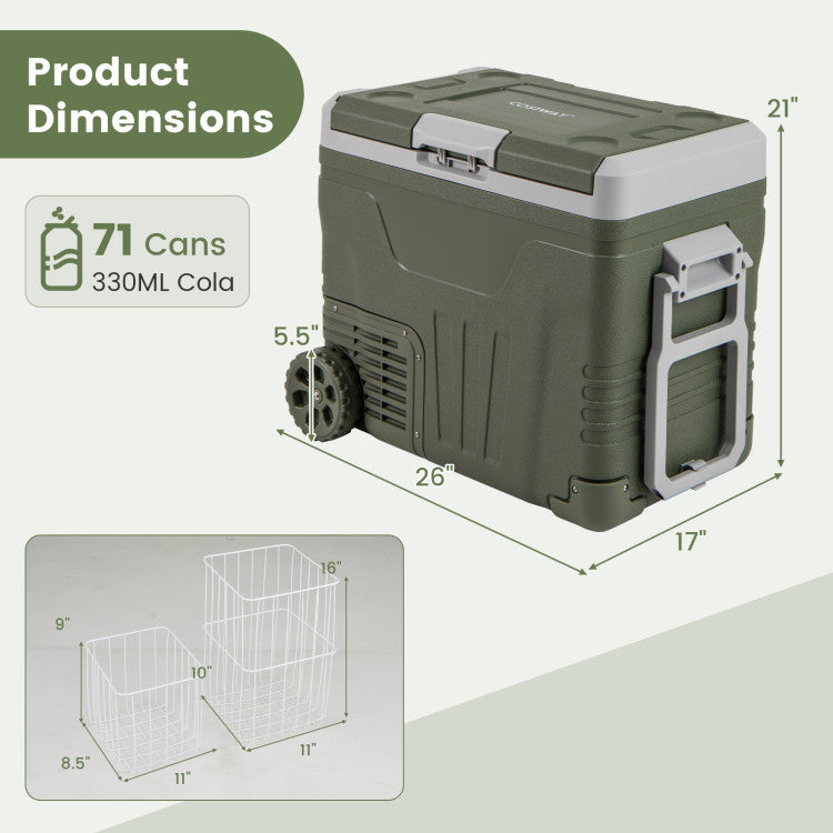 Load image into Gallery viewer, 12 Volt Car Refrigerator Portable Car Fridge with Adjustable Range
