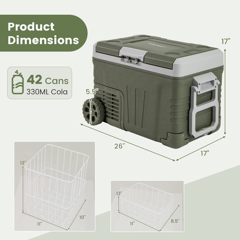 Load image into Gallery viewer, 12 Volt Car Refrigerator Portable Car Fridge with Adjustable Range

