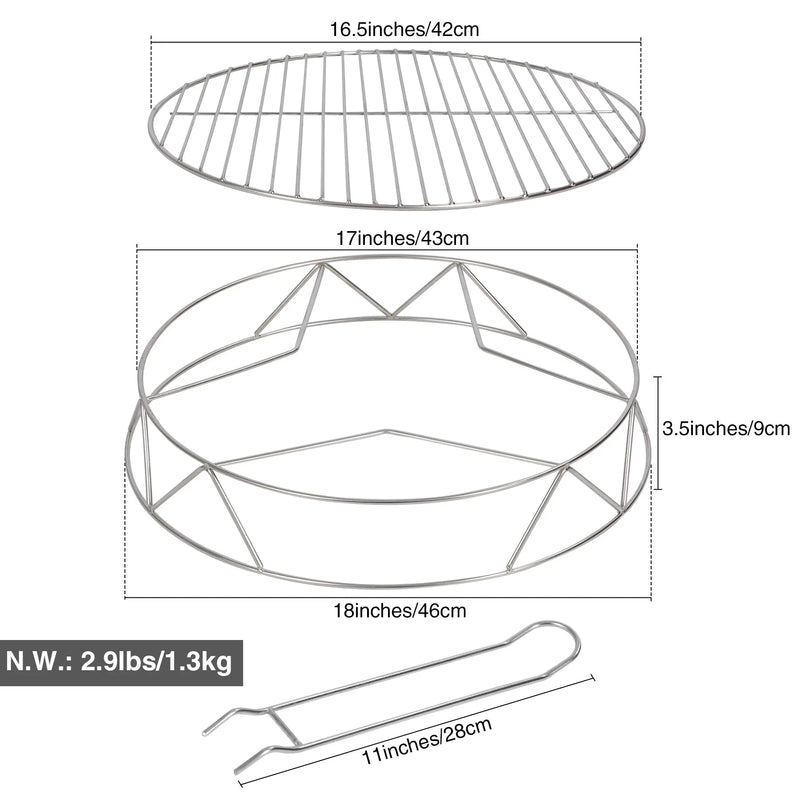 Load image into Gallery viewer, REDCAMP Fire Pit Accessory Kit for Stove
