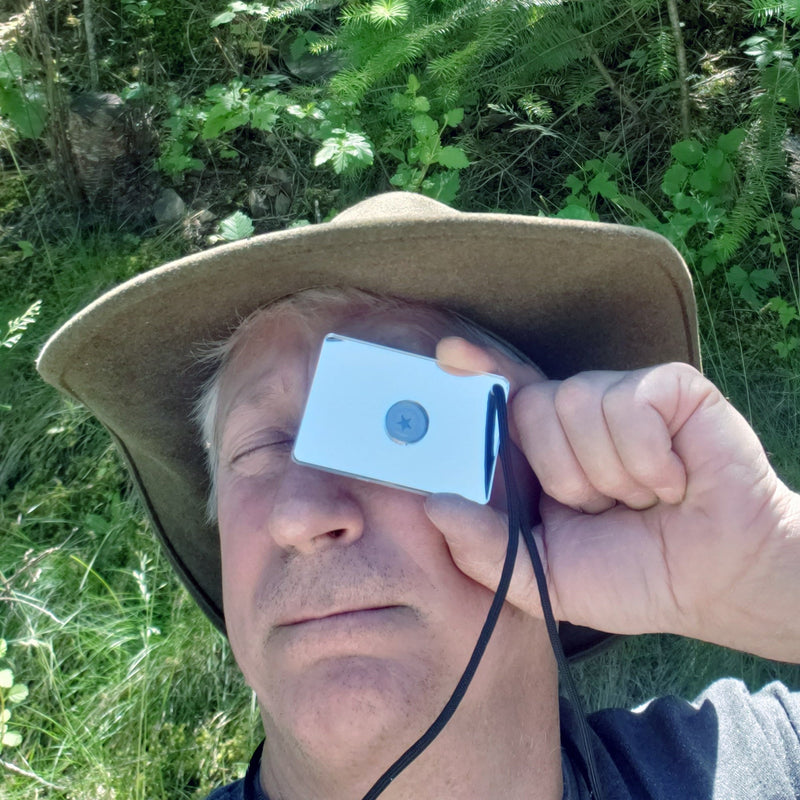 Load image into Gallery viewer, Emergency Signaling Mirror with Targeting Star for Hiking, Backpacking, Kayaking, Boating
