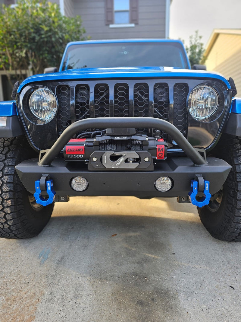 Load image into Gallery viewer, Aluminum winch shackle, closed latch (LIFE TIME WARRANTY*)
