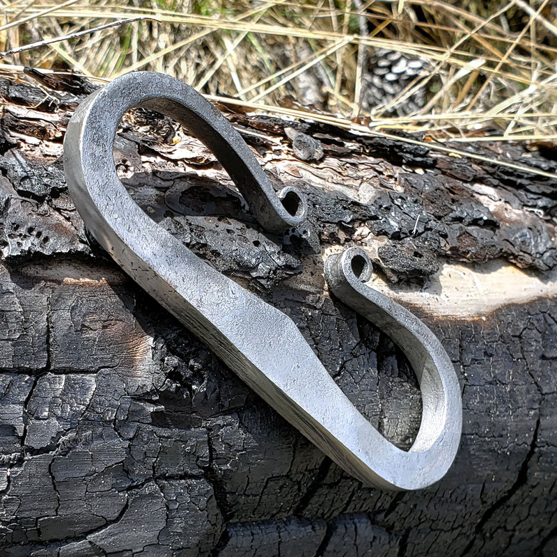 Load image into Gallery viewer, Traditional Flint &amp; Steel Striker - Hand Forged High Carbon Steel - Primitive Firestarting Tool
