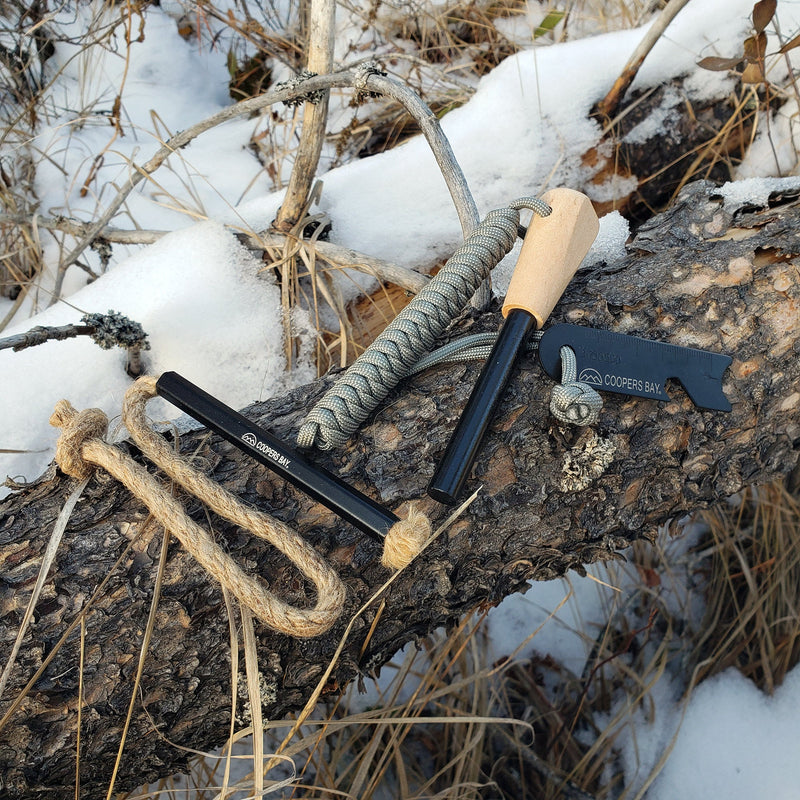 Load image into Gallery viewer, FireStorm-Plus XL 1/2" Ferro Rod &amp; Tinder Fire Starting Kit
