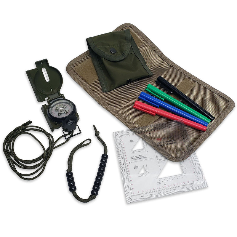 Load image into Gallery viewer, Compass Navigation Kit - Starter Package  - Everything Needed to Get Started in Compass Land Navigation
